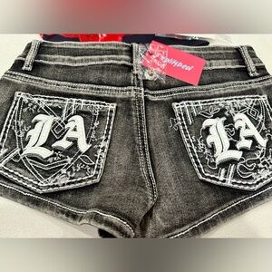 NWT Edikted LA Low Rise Denim Short XS